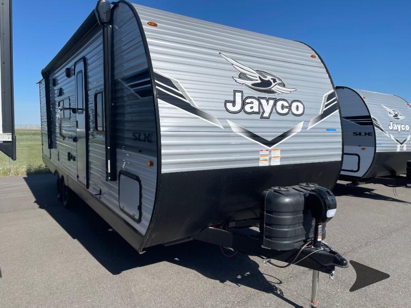 2026 Jayco Jay Flight SLX — front three-quarter view