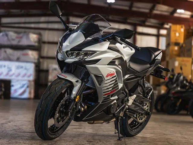 2026 Kawasaki Ninja® 650 ABS — front three-quarter view
